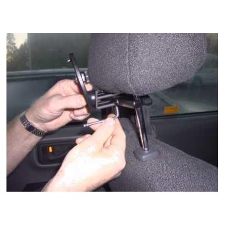 Brodit Headrest mount with monitor